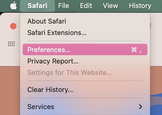 Binarymove Virus を Safari から削除する