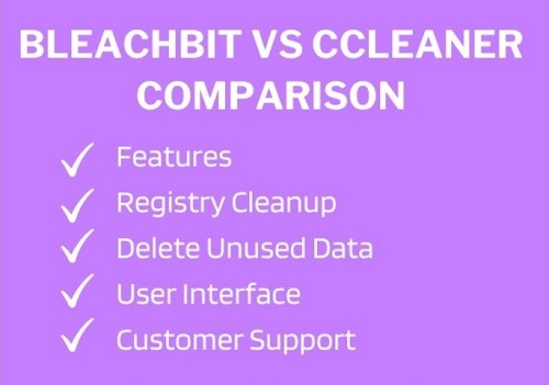 BleachBit と CCleaner の比較