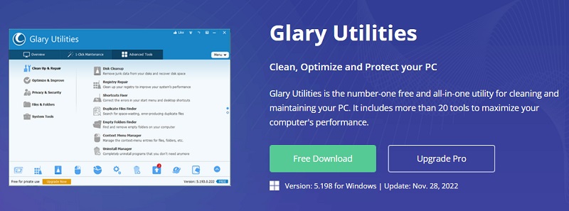 Glary ユーティリティは Mac をクリーンアップするのに役立ちます