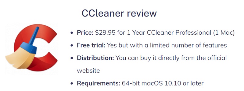 CCleanerの詳細