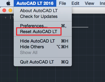 AutoCAD をリセットして速度を上げる