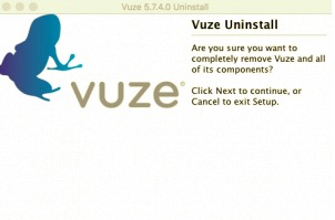 独自のアンインストーラーを使用してMacでVuzeをアンインストールする