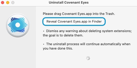 MacからCovenant Eyesを削除する