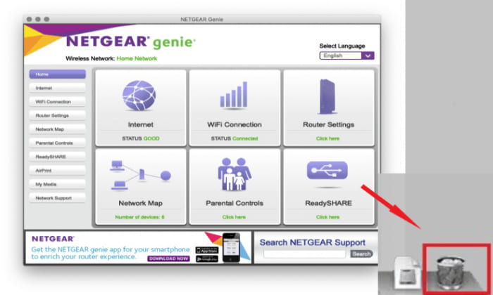 MacでNETGEAR Genieを手動でアンインストールする