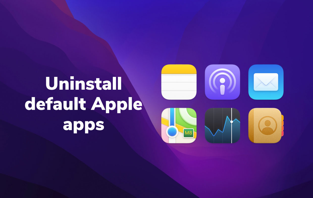 MacでデフォルトのAppleアプリをアンインストールする