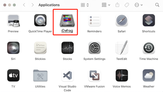 macOSからiDefragをアンインストールする