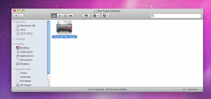 MacでProToolsを手動でアンインストールする