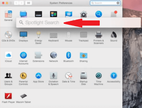 MacでSpotlight Searchを使用してダッシュボードを起動する