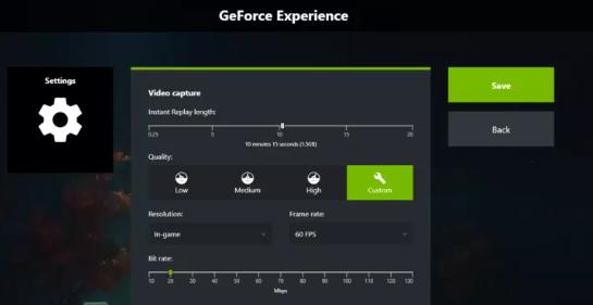 NVIDIA ShadowPlay ゲームプレイを録画する