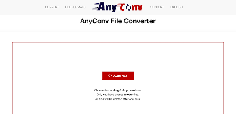 AnyConv.com 経由でオンラインで MP4 を AMV に変換