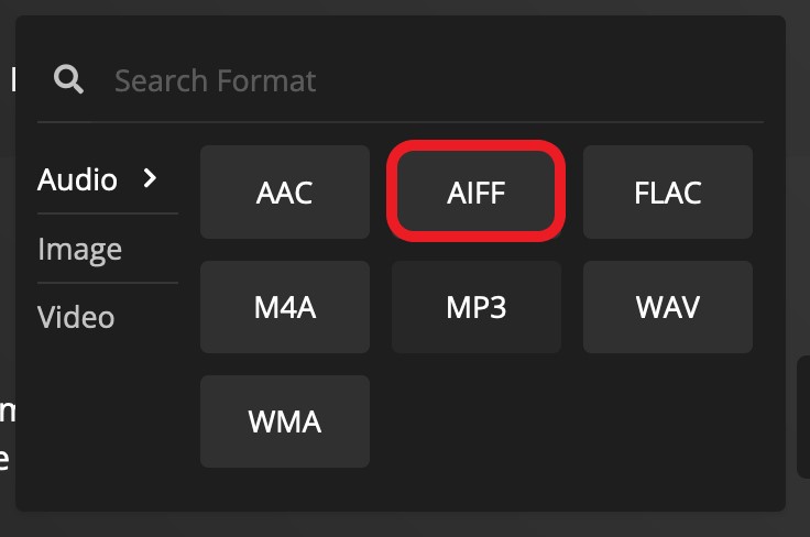 無料でM4AをAIFFに変換する