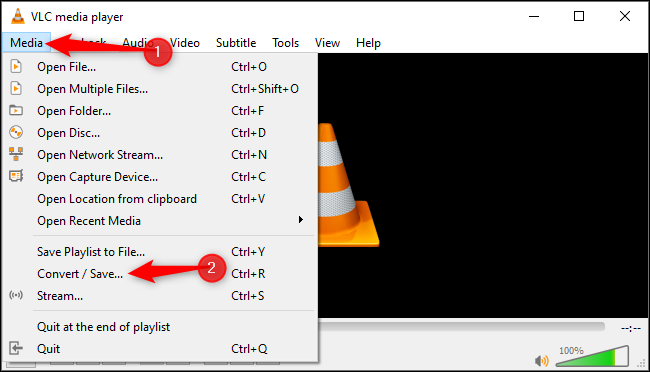 VLC Media Player で MPG を MP3 に変換する