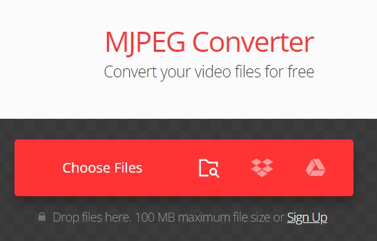 Convertio MJPG コンバーターを使用して MJPG ファイルをトランスコードする