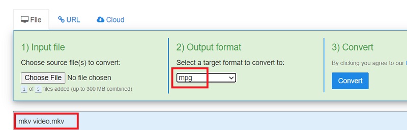 無料でMKVをMPGに変換