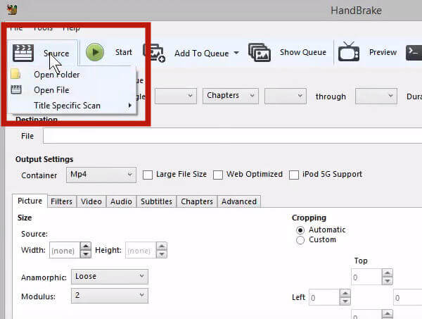 Handbrake を使用して MKV を MP4 に変換する