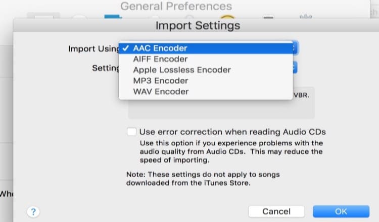 iTunesを使用して、MacでCDAをMP3に変換する方法