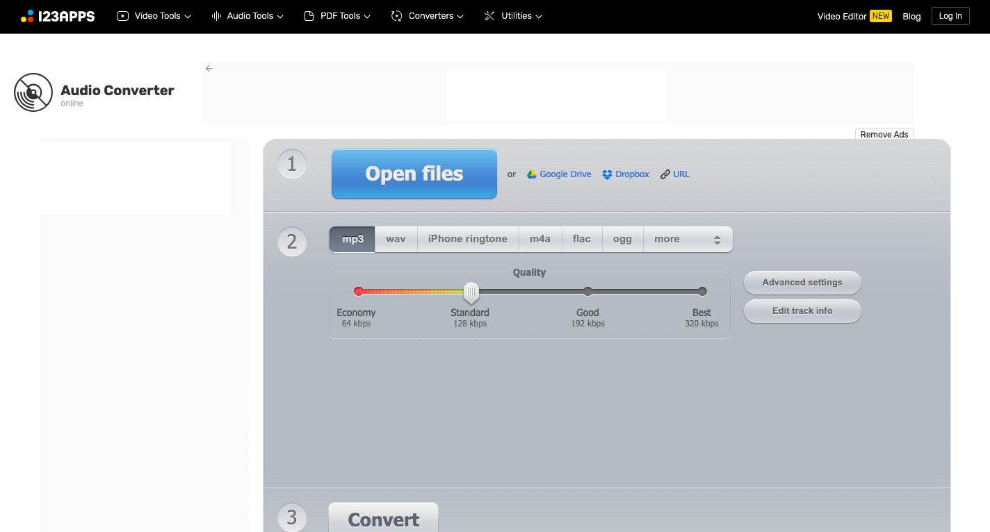 M4A コンバーター Online-Audio-Converter.com