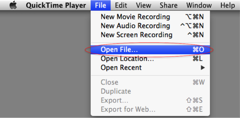 QuickTime Player を使用して Mac で MP3 を再生する