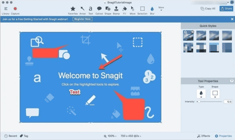 Snagitを使用してMacでGoogleハングアウトを記録する