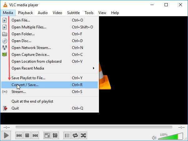 VLC を使用して MP4 を MPEG2 に変換する